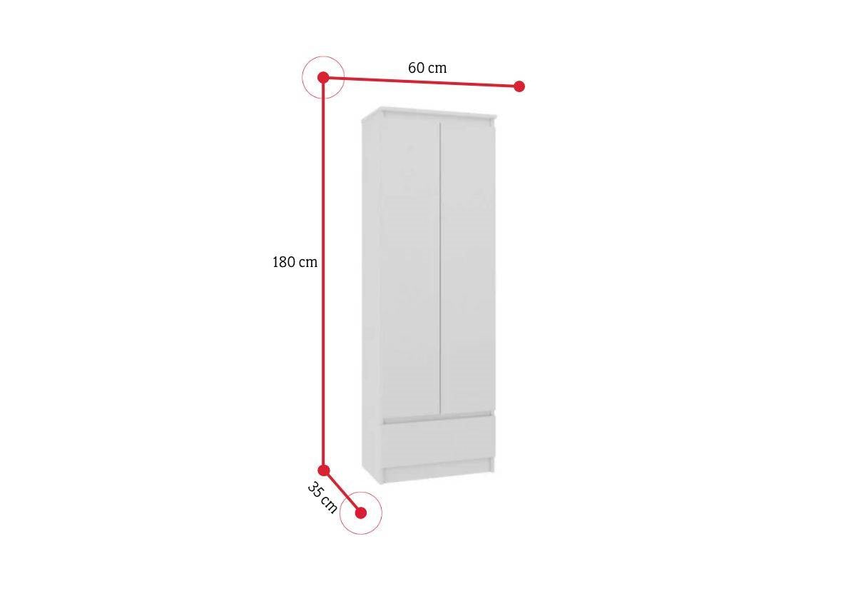 Regál R60 2D1SZ - ROZMEROVKA - 2