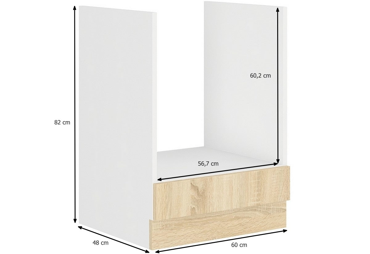 Kuchynská skrinka vstavaná SARA - ROZMEROVKA - 1