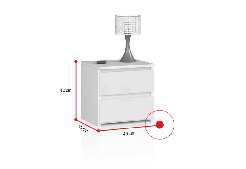 Nočný stolík CL 2 - ROZMEROVKA - 1