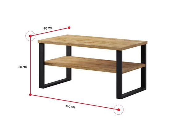 Konferenčný stolík HALLE WM (99) - ROZMEROVKA - 2