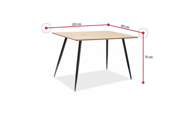 Jedálenský stôl REMUS - ROZMEROVKA - 2