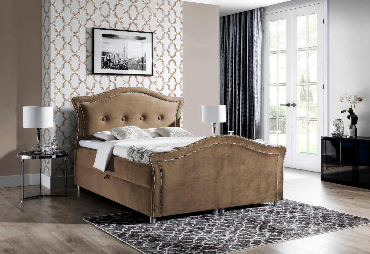 Čalúnená posteľ boxspring BEDRAN LUX - ARANZ - 2