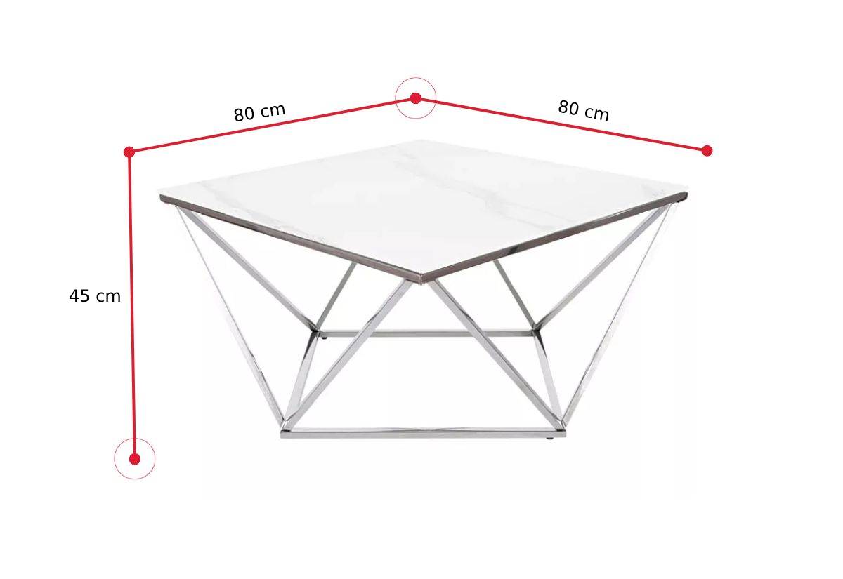 Konferenčný stolík SILVER A II - ROZMEROVKA - 1