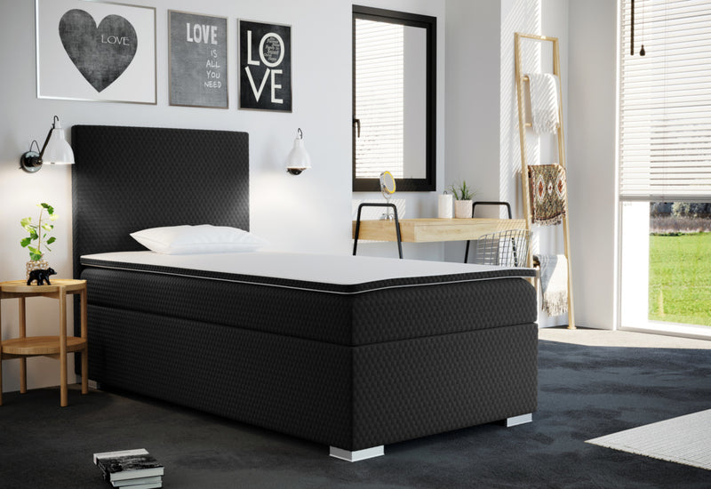 Čalúnená posteľ boxspring ICON + vrchný matrac - ARANZ - 2