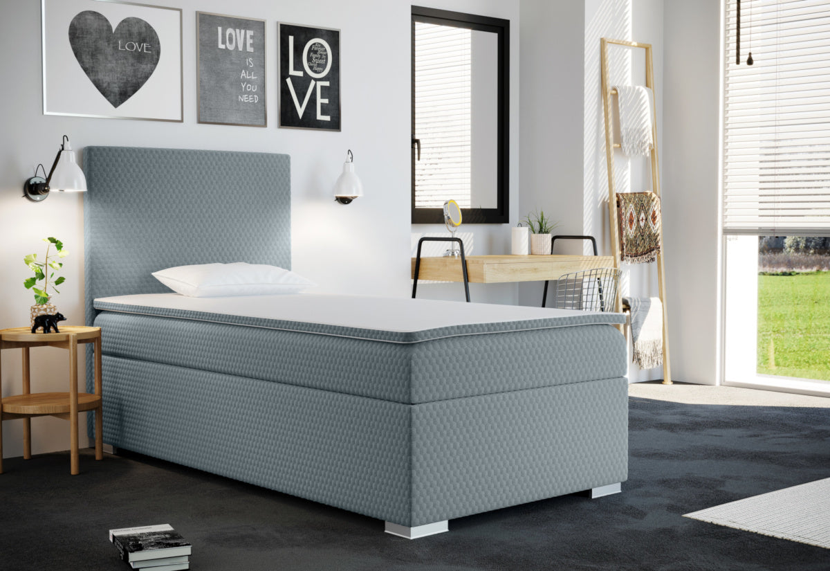 Čalúnená posteľ boxspring ICON + vrchný matrac - ARANZ - 3