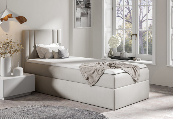 Čalúnená posteľ boxspring CARMEN MINI + vrchný matrac - ARANZ - 3