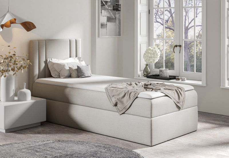 Čalúnená posteľ boxspring CARMEN MINI + vrchný matrac - ARANZ - 3