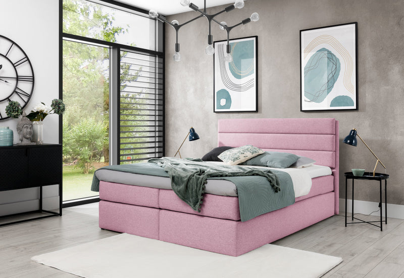 Čalúnená posteľ boxspring RIVIERA + vrchný matrac - ARANZ - 2