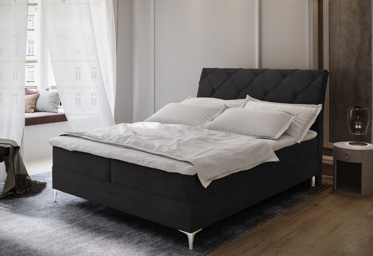 Čalúnená posteľ boxspring MACON - ARANZ - 5