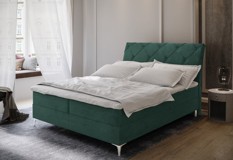 Čalúnená posteľ boxspring MACON - ARANZ - 7