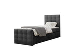 Čalúnená posteľ boxspring MARIN, 90x200, cosmic 97, pravá -  - 0