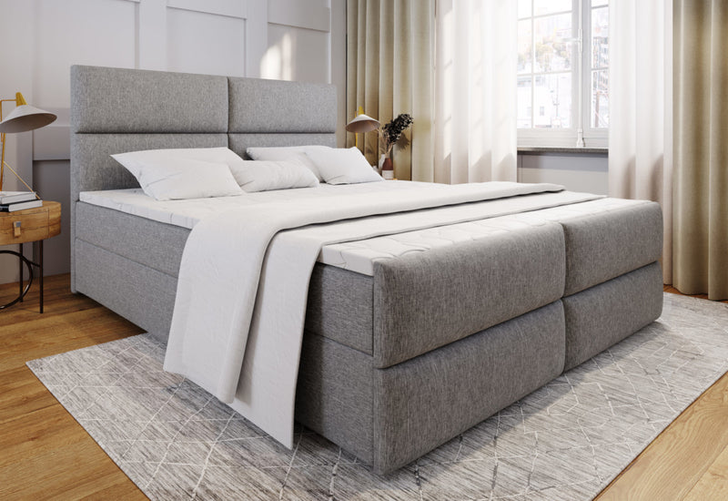 Čalúnená posteľ boxspring MULEN + vrchný matrac - ARANZ - 3