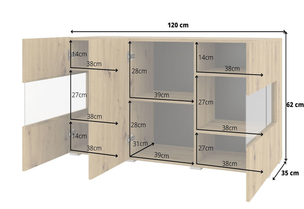 Komoda AVA 3D - ROZMEROVKA - 1