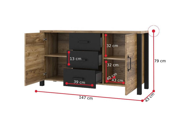 Komoda OLIN - ROZMEROVKA - 2