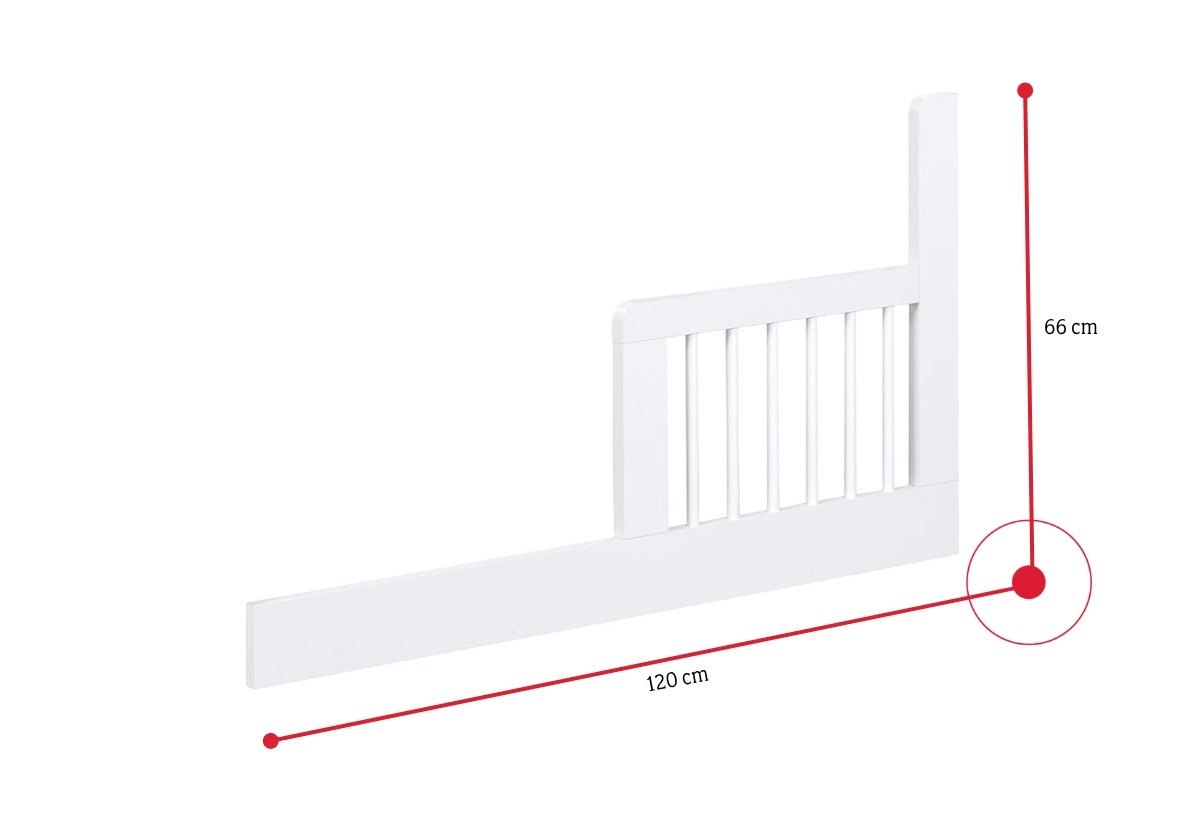 Detská zábrana do postieľky LITTLE - ROZMEROVKA - 1