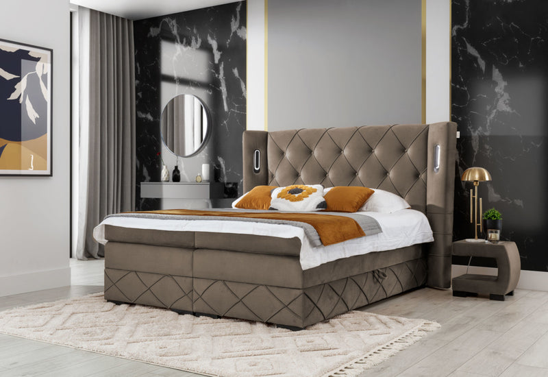 Čalúnená posteľ boxspring FOCUS LUX - ARANZ - 2