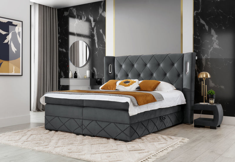 Čalúnená posteľ boxspring FOCUS LUX - ARANZ - 5