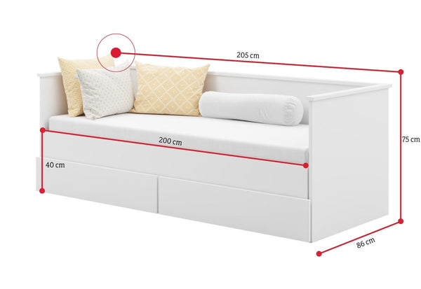 Posteľ s prístelkou HELLA II - ROZMEROVKA - 2