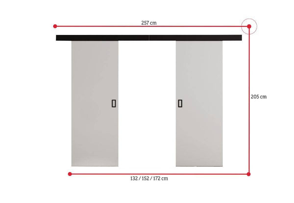 Posuvné dvere WERDI DUO 3 - ROZMEROVKA - 1
