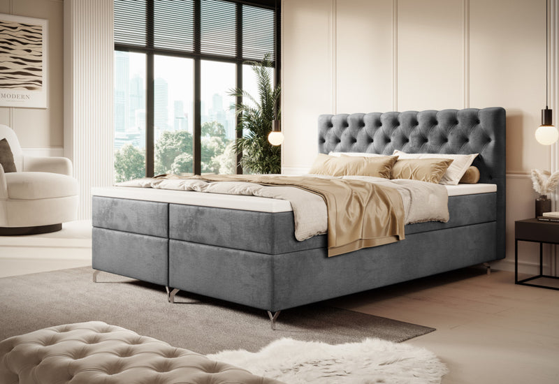 Čalúnená posteľ boxspring CHESTER 2 - ARANZ - 5