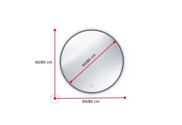 Zrkadlo s osvetlením DIVISSI 2 - ROZMEROVKA - 4