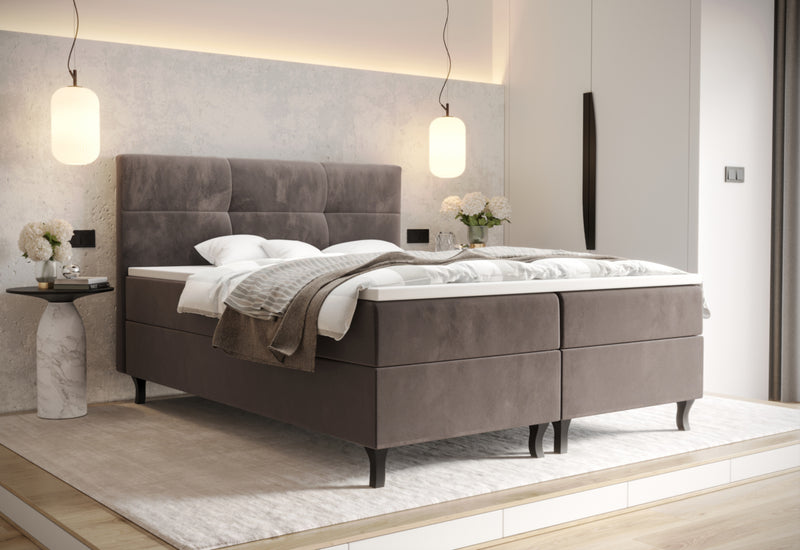 Čalúnená posteľ boxspring LIMBA - ARANZ - 2