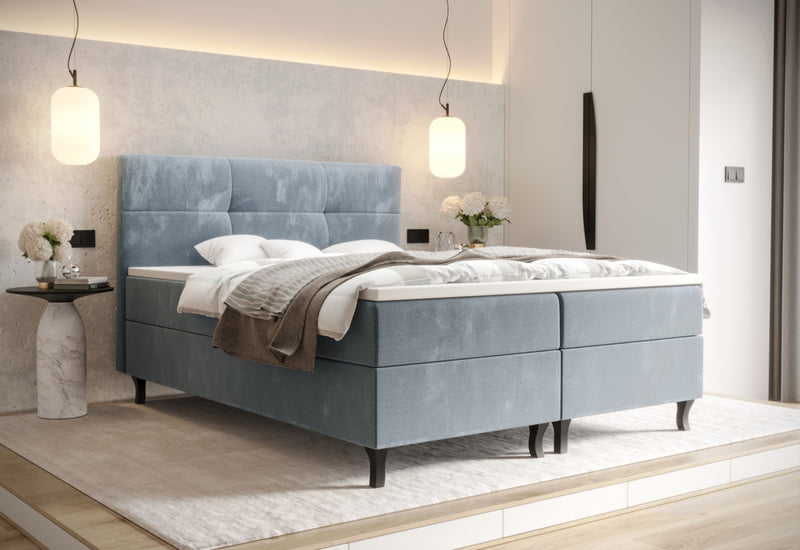 Čalúnená posteľ boxspring LIMBA - ARANZ - 5