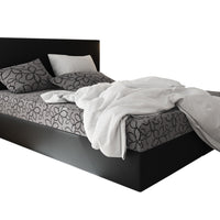 Čalúnená posteľ boxspring LILA 2, 90x200, flowes 83/sioux čierna, ľavá -  - 0