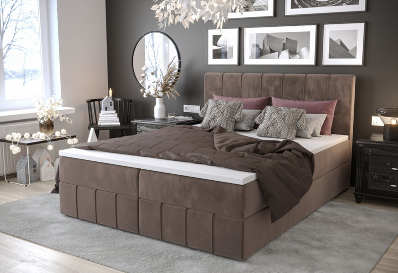 Čalúnená posteľ boxspring BAHAMA 2 - ARANZ - 2