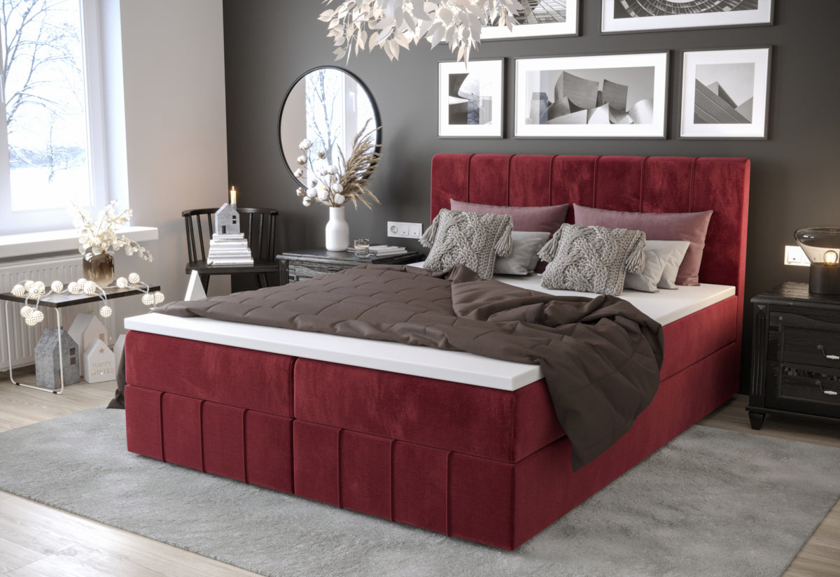 Čalúnená posteľ boxspring BAHAMA 2 - ARANZ - 4