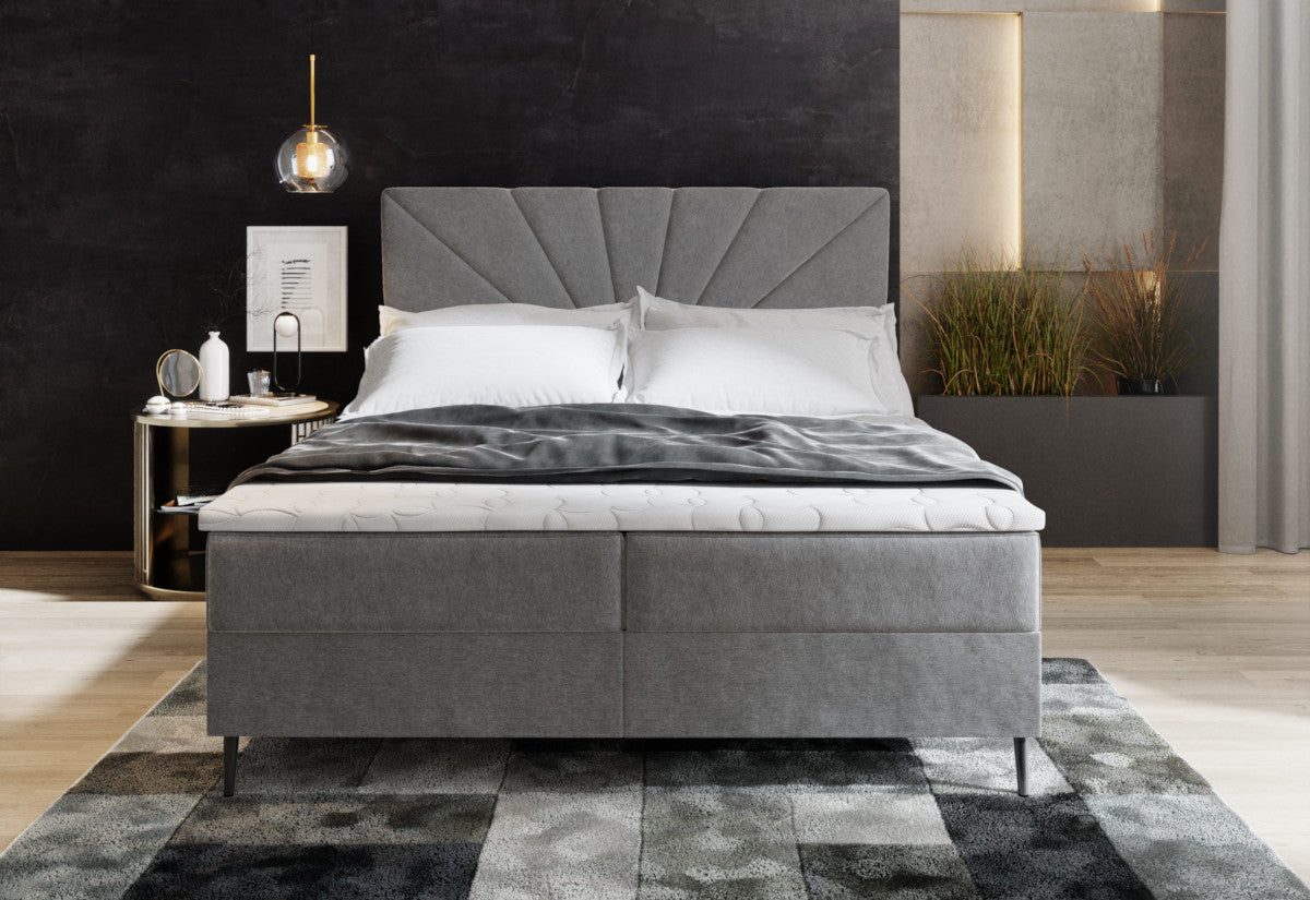 Čalúnená posteľ boxspring MURI - ARANZ - 5