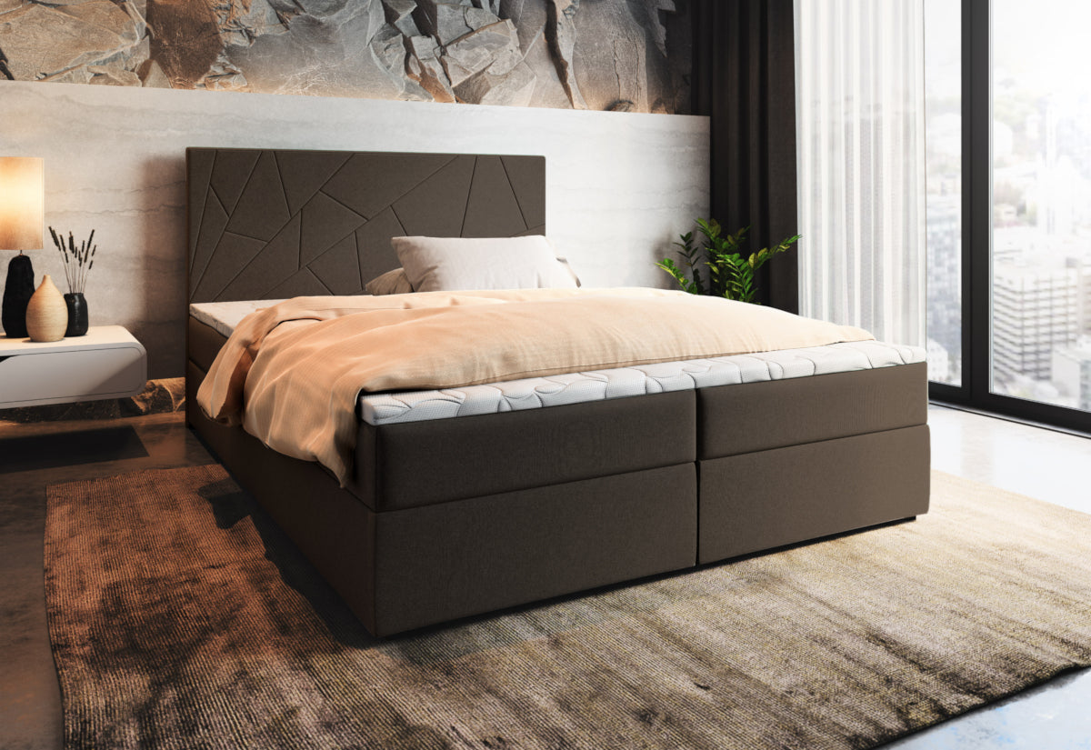 Čalúnená posteľ boxspring MADO - ARANZ - 3