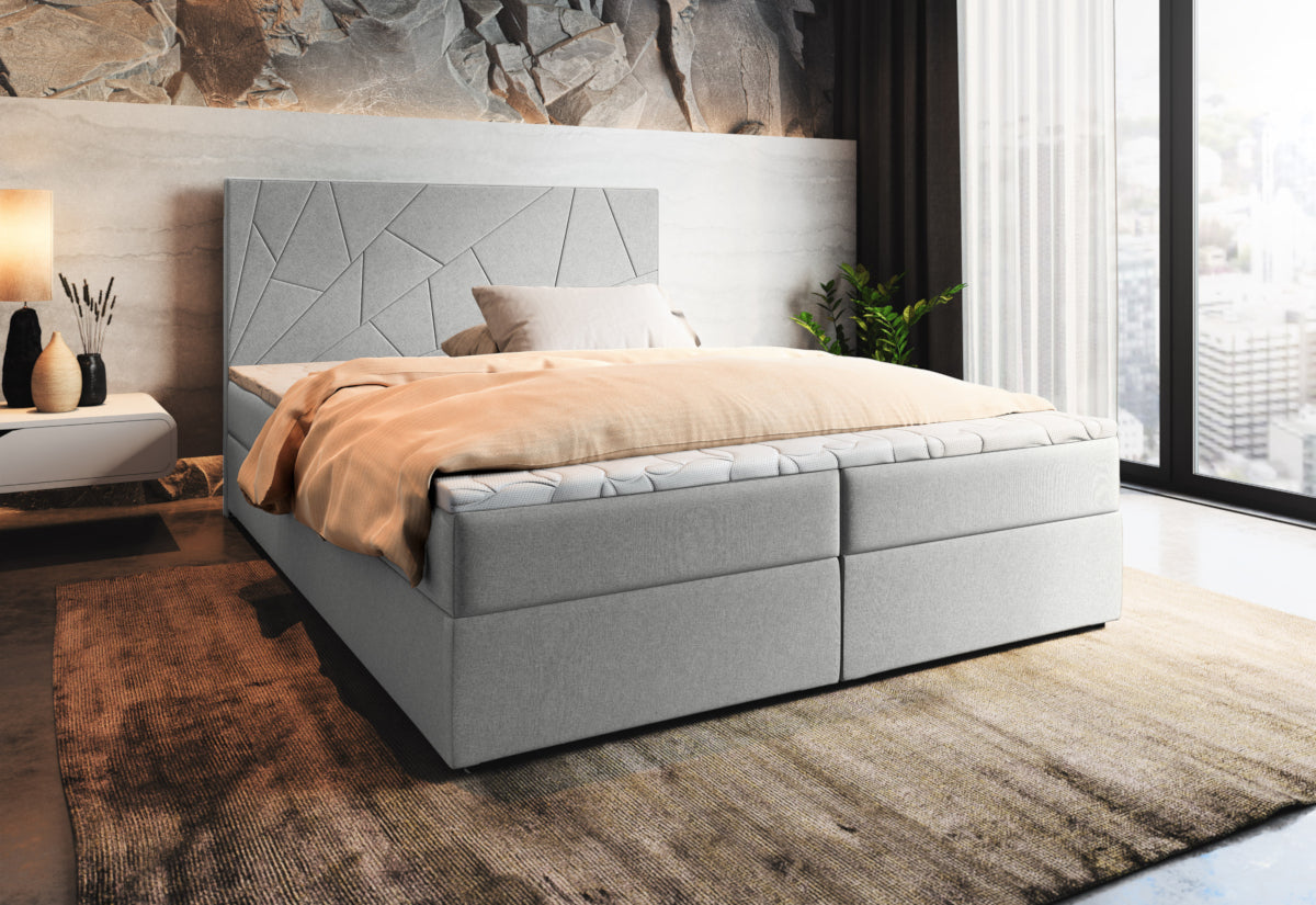 Čalúnená posteľ boxspring MADO - ARANZ - 4