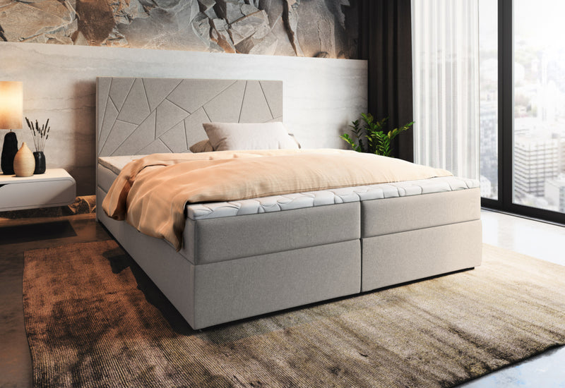 Čalúnená posteľ boxspring MADO - ARANZ - 5