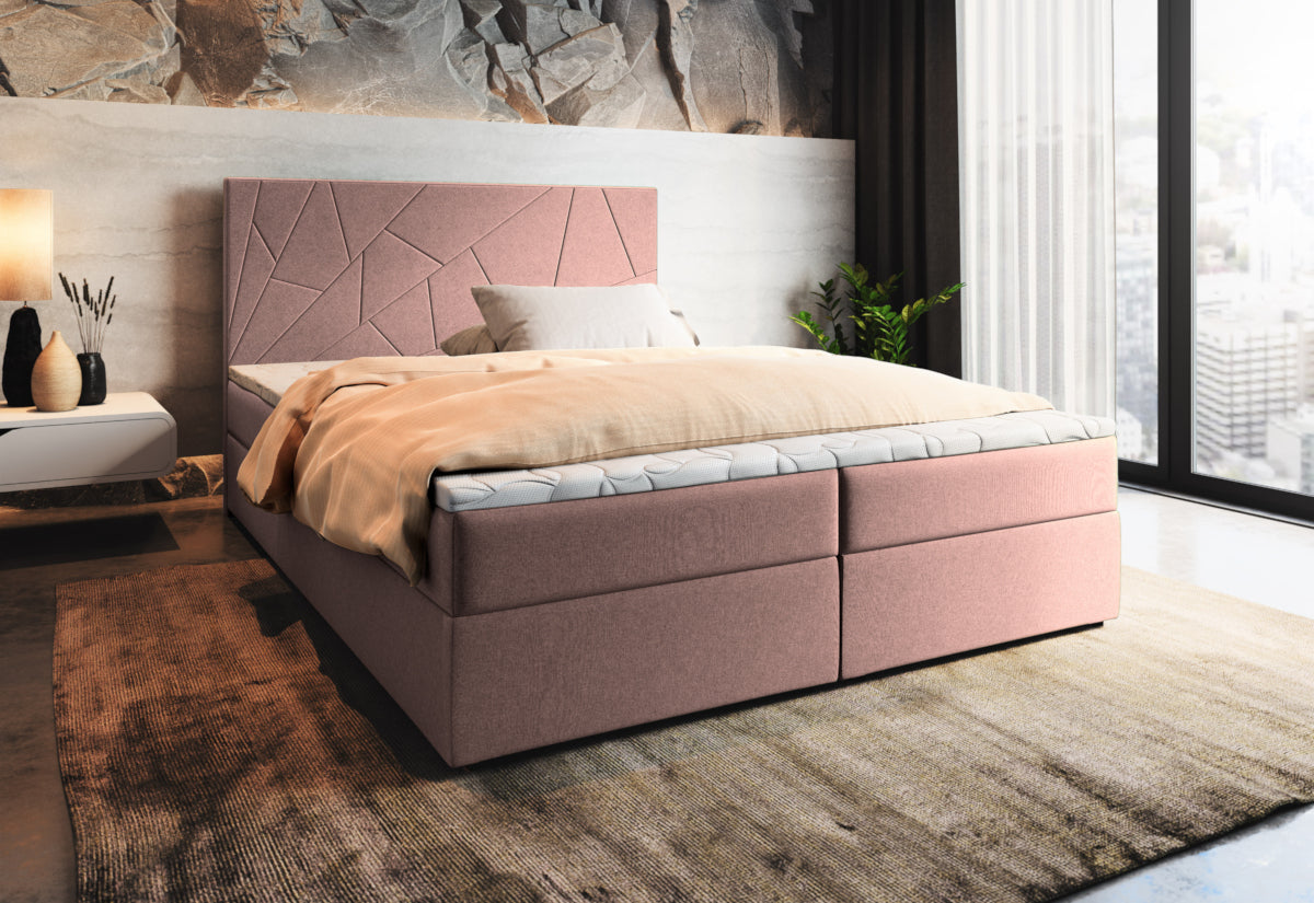 Čalúnená posteľ boxspring MADO - ARANZ - 6