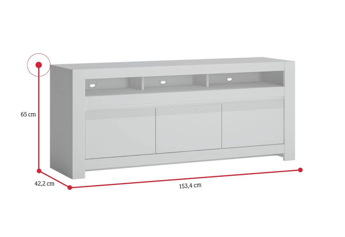 TV stolík NOVI - ROZMEROVKA - 1