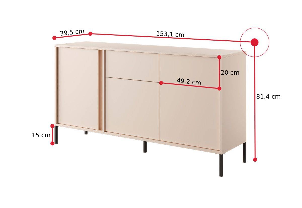 Komoda DAST - ROZMEROVKA - 1