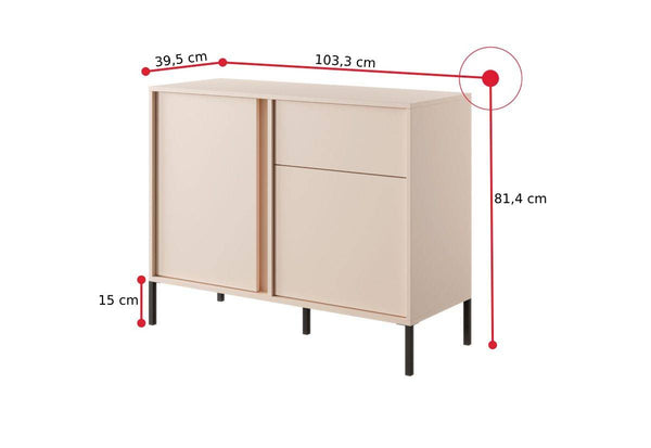 Komoda DAST 3 - ROZMEROVKA - 1