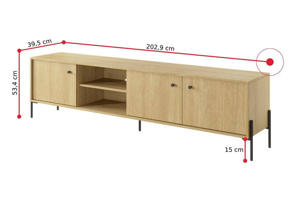 TV stolík SCANDI - ROZMEROVKA - 1