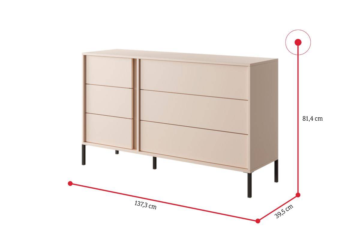 Komoda DAST 4 - ROZMEROVKA - 1