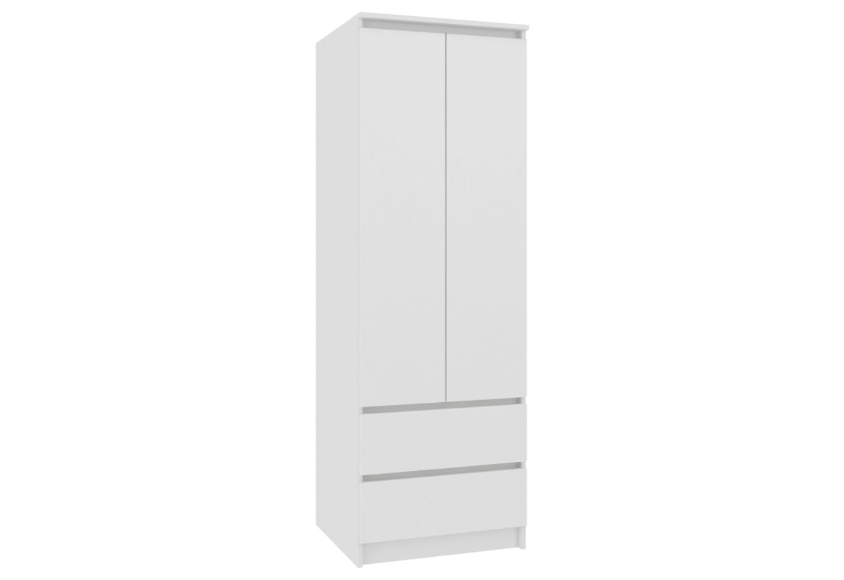 Skriňa STAR S60 2D2SZ, 60x180x51, biela -  - 0