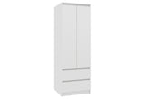 Skriňa STAR S60 2D2SZ, 60x180x51, biela -  - 0