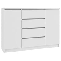 Komoda K140 2D4SZ, 138x99x40, biela -  - 0