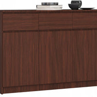 Komoda K140 3D3SZ, 138x99x40, wenge -  - 0