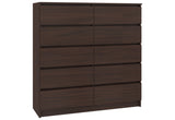 Komoda K120 10SZ, 120x121x40, wenge -  - 0