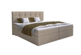 Čalúnená posteľ boxspring GLOS, 140x200, sawana 24 -  - 0