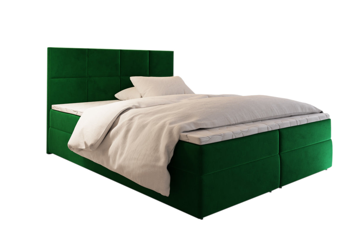 Čalúnená posteľ boxspring LENA, 180x200, kronos 19 -  - 0