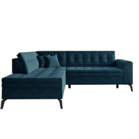 Rohová sedacia súprava LANVIN, 260x93x210, Mat Velvet 40, ľavá -  - 0