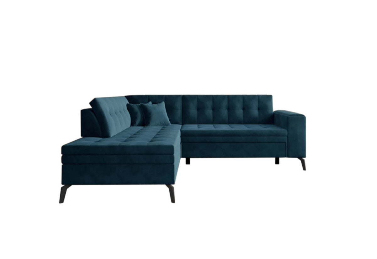 Rohová sedacia súprava LANVIN, 260x93x210, Mat Velvet 40, ľavá -  - 0