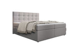 Čalúnená posteľ boxspring PALMA + topper, 140x200, inari 22 -  - 0